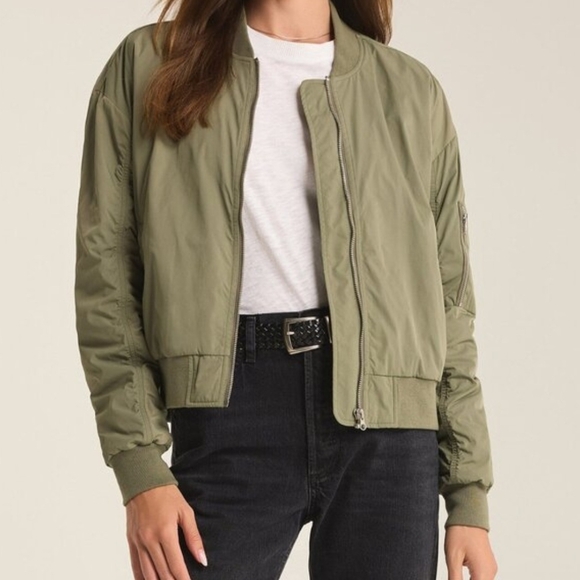 Z Supply Jackets & Blazers - Z Supply Green Suri Bomber Women's Jacket Size S